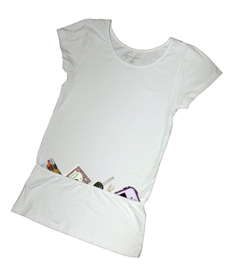 The Cap-Sleeve Cari-Cami®-The Camisole With Pockets